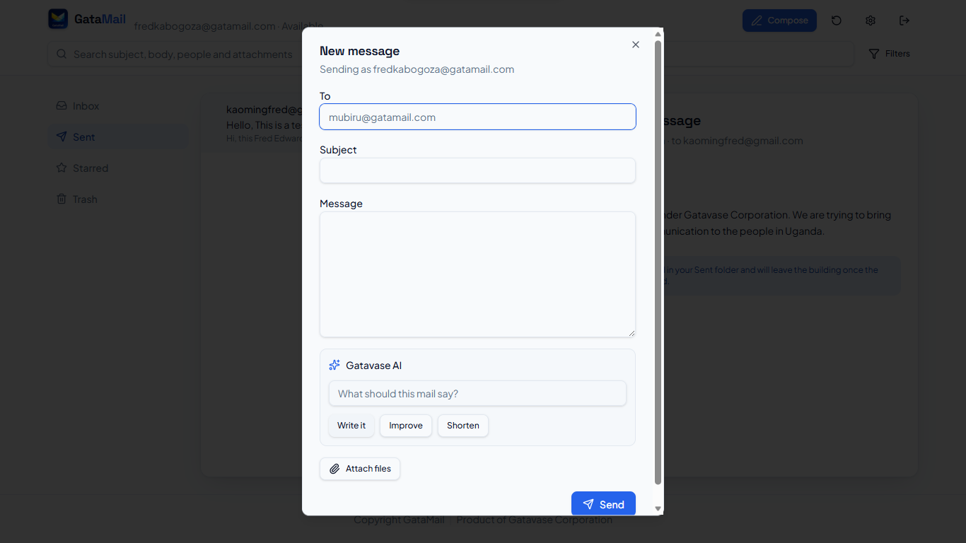 Compose Interface