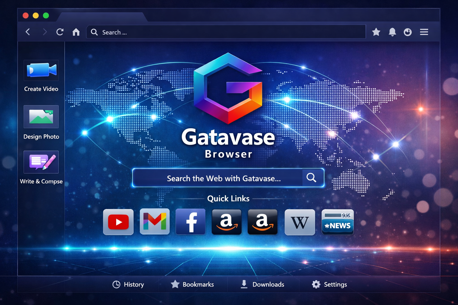 Gatavase Browser