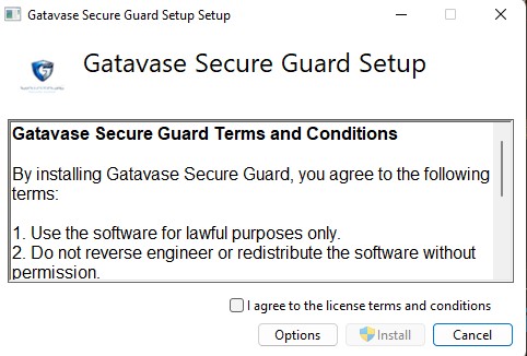 Gatavase Secure Guard